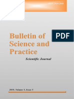 Bulletin of Science and Practice 5 2019