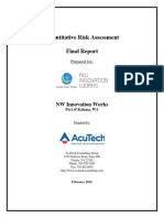 Quantitative Risk Assessment Final Report: NW Innovation Works