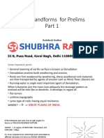 Landforms For Prelims