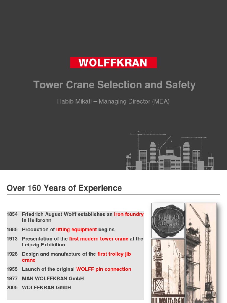Tower Crane Selection and Safety Guide | PDF | Crane (Machine) | Rope