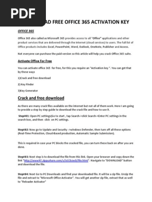 Microsoft office 365 free. download full version with crack kickass