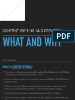 Basics of Content Writing