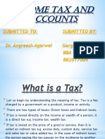 Income Tax and Accounts