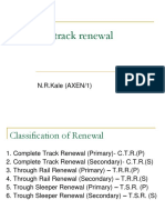 Manual Track Renewal IRSE