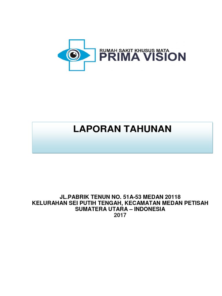 Laporan Tahunan Rumah Sakit Khusus Mata Prima Vision