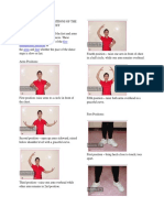 Five Fundamental Positions of The Arms and Feet