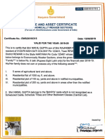 Ihmhh - : 1ncome and Asset Certificate