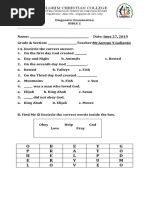 BIBLE 2 Diagnostic (1)