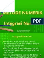 Metode Numerik Integrasi Numerik: Rinci Kembang Hapsari, S.Si, M.Kom