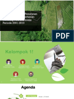 Analisis Penyebab Penurunan Konstribusi Sektor Pertanian Terhadap PDB Indonesia Periode 2001-2010