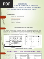 Geo Grid Reinforced Granular Material Beneath Mat Foundation