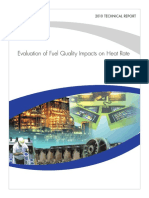 ....... Evaluation of Fuel Quality Impact On Heat Rate