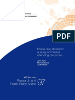 Research and Public Policy Series: Police Drug Diversion: A Study of Criminal Offending Outcomes