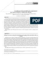 Sensoriamento Remoto Multiespectral Na Identificação e Mapeamento Das Variáveis Bióticas e Abióticas Do Cafeeiro