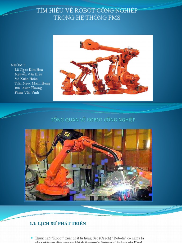 Robot Công Nghiệp Trong Hệ Thống Fms | PDF