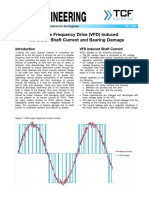FE 4000 Variable Frequency Drive VFD Induced AC Motor Shaft Current and Bearing Damage