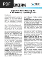 FE 1500 Signs You Need Make Up Air Air Make Up Operating Costs