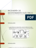 Partes y mantenimiento del sistema de distribución de energía eléctrica