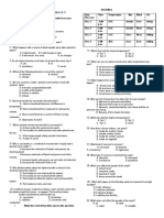 Diagnostic Test in Science V