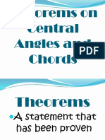 Theorems On Central Angles and Chords