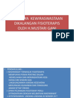 Perlunya Kewirausahaan Dikalangan Fisioterapis