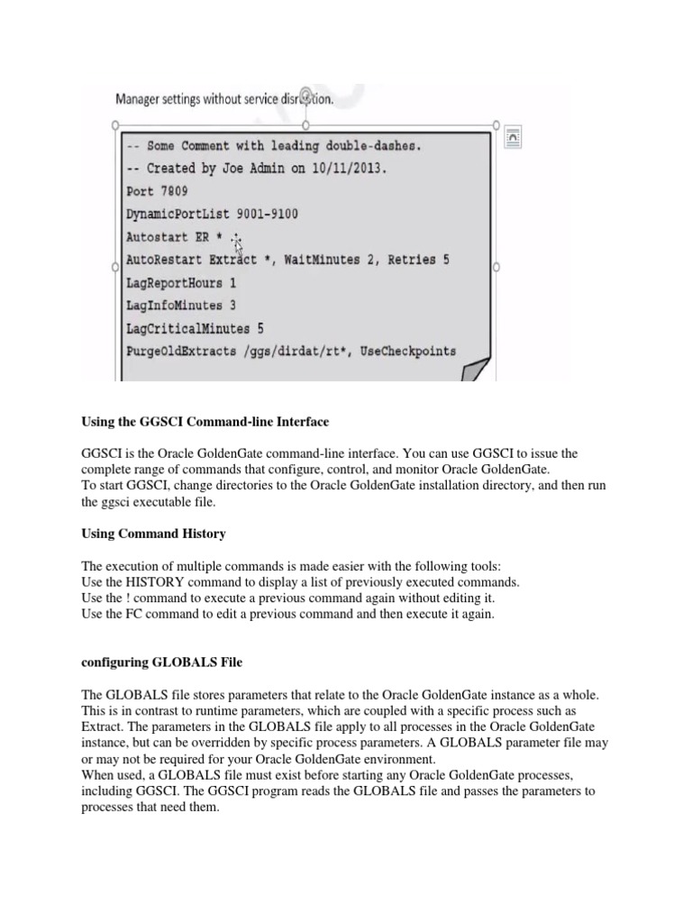 Using GGSCI in Oracle GoldenGate | PDF | Command Line Interface ...