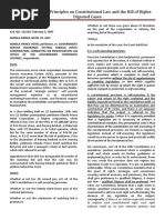 Constitutional Law & Bill of Rights Case Digest