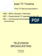 Broadcast TV Timeline