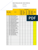 Rekap Penilaian Diri Kur 2013 (Sikap)