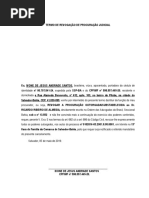 Termo de Revogação de Procuração Judicial - Jorvane Andrade Dos Santos