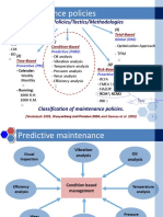 Maintenance Policies/Tactics/Methodologies