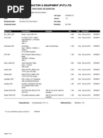 United Tractor & Equipment (PVT) LTD.: Purchase Requisition