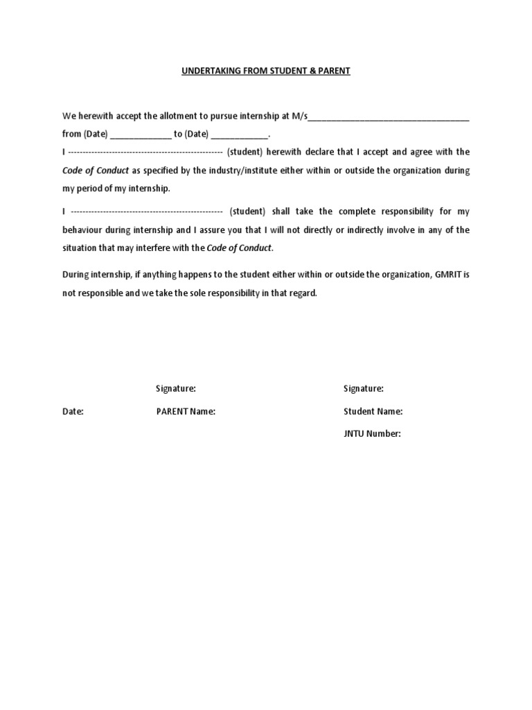 student-undertaking-form-pdf