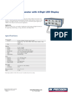 10 MHZ Pulse Generator With 4-Digit Led Display: Data Sheet