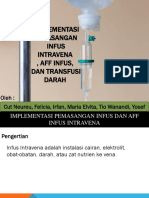 Iplementasi Pemasangan Infus Intravena, Aff Infus