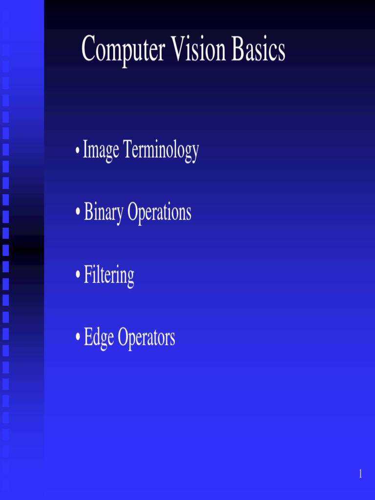 Computer Vision Basics: Image Terminology - Binary Operations ...
