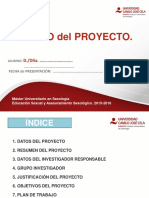 1. Modelo Propuesta de Proyecto Investigación 2015-2016. Adolfo Sanchez F