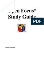 Open Focus Study Guide: Registered US Trademark