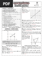 Apostila de Geometria Analítica I (11 Páginas, 88 Questões, Com Gabarito) PDF