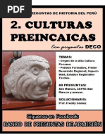 culturas pre incaicas