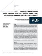 Governanca Corporativa e Empresas Familiares em Processo Sucessorio PDF