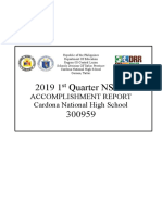 2019 1st NSED Report.docx