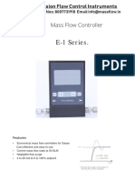 E-1 Series.: Mass Flow Controller