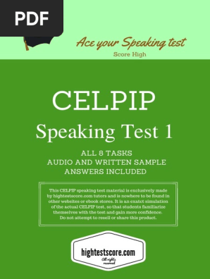 CELPIP Test Speaking