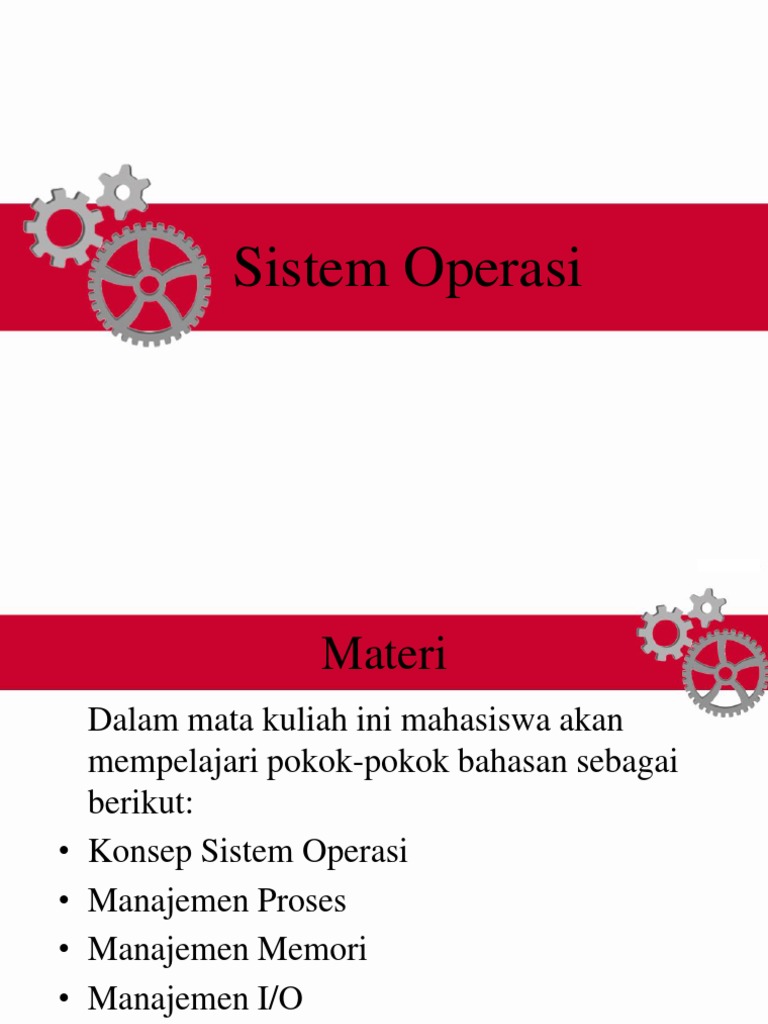 Sistem Operasi untuk Mahasiswa | PDF | Operating System | Kernel ...