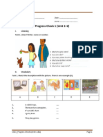 Student Progress Check