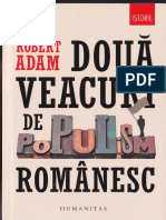 (Istorie - Colectia - Istorie) Robert Adam - Două Veacuri de Populism Românesc-Humanitas (2018) PDF