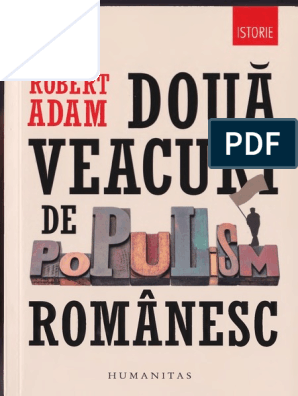 Coin laundry Airing Starting point Istorie - Colectia - Istorie) Robert Adam - Două Veacuri de Populism  Românesc-Humanitas (2018) PDF | PDF