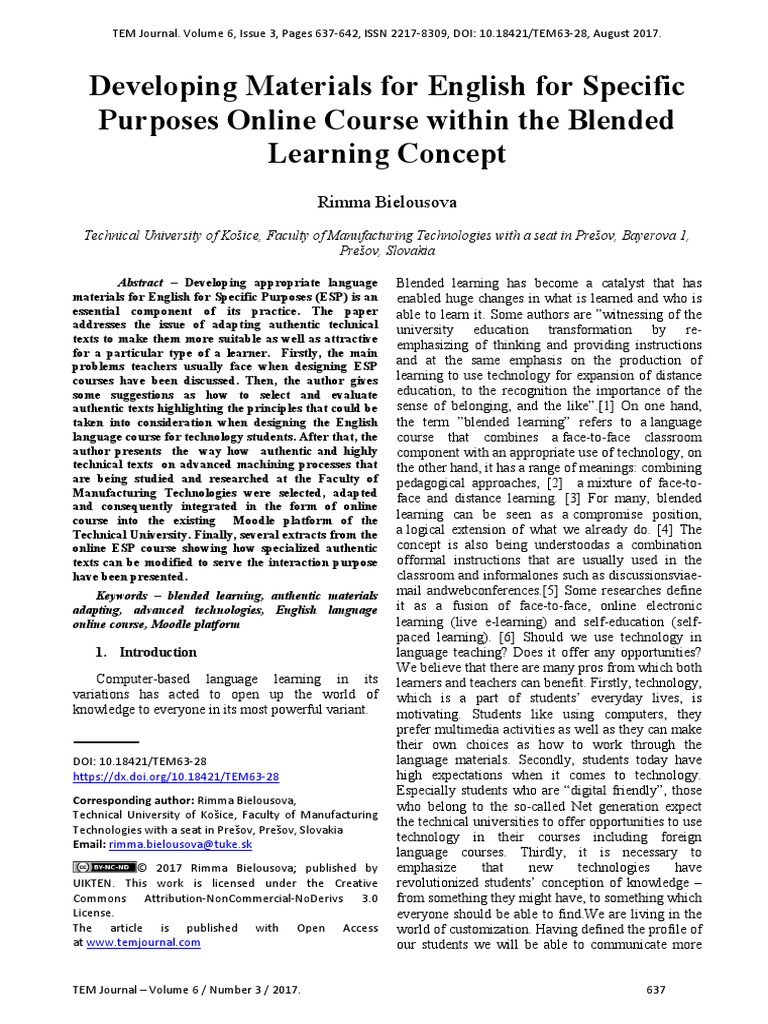 2.how To Design Teaching Materials For ESP 2 PDF Educational