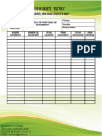 Control de Prestamo de Documento